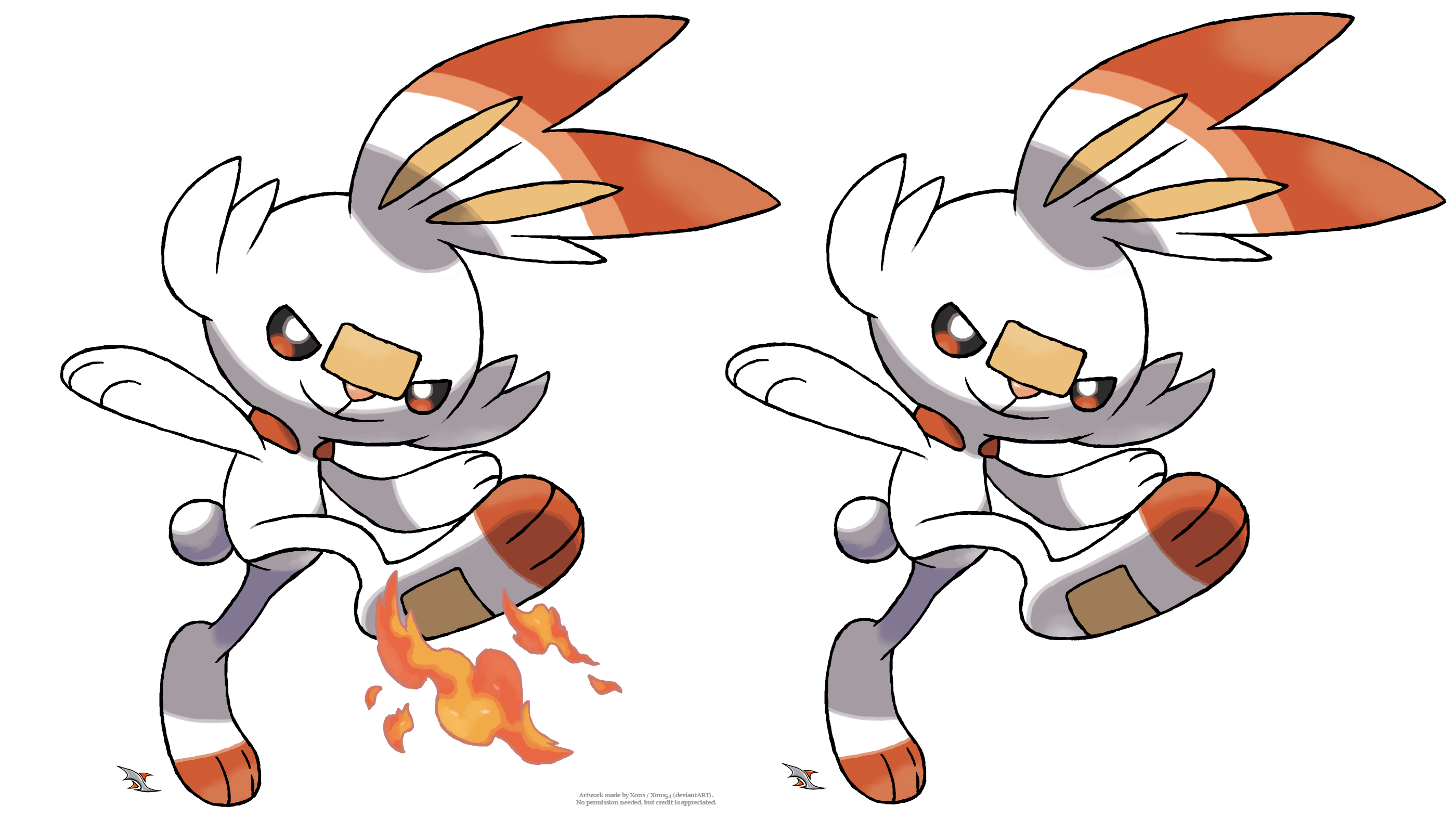 Scorbunny by Xous54 on DeviantArt