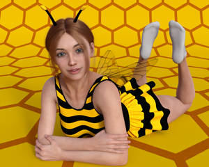 Hanna - Sweet Little BumbleBee Cosplay3