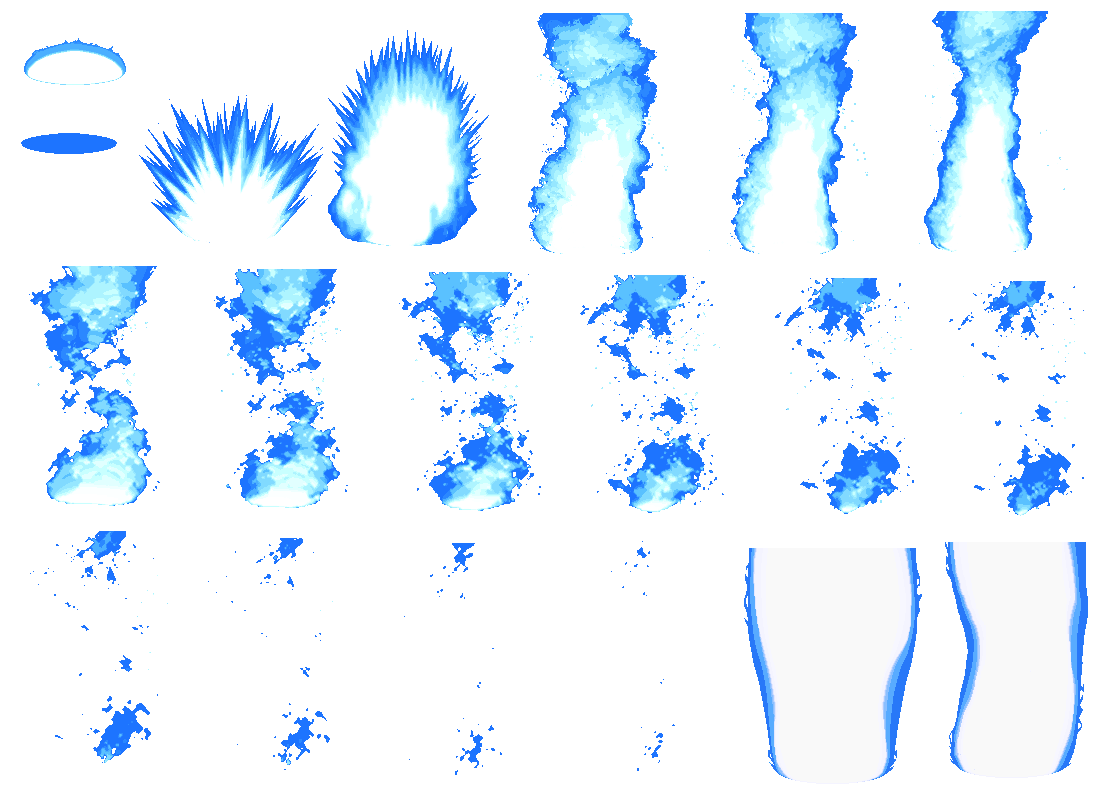 Sample Sprite Blue Sprites Blue Kyo Clone-2 KofUM by briandepaso1 on DeviantArt