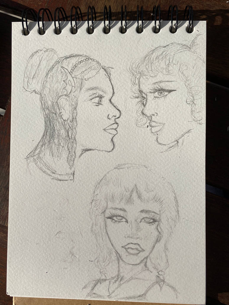 Facial Structure Practise by WaifuWaffleUwU on DeviantArt