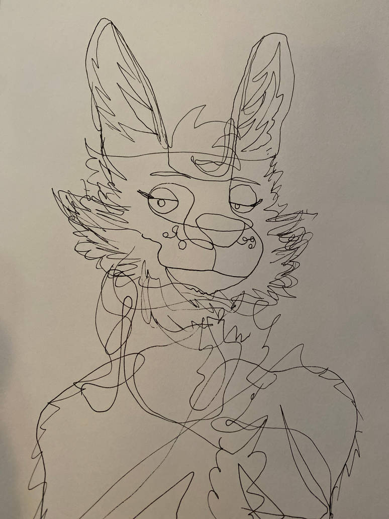 Abstract Furry Sketch of Victoria Floof by VictoriaFloof on DeviantArt