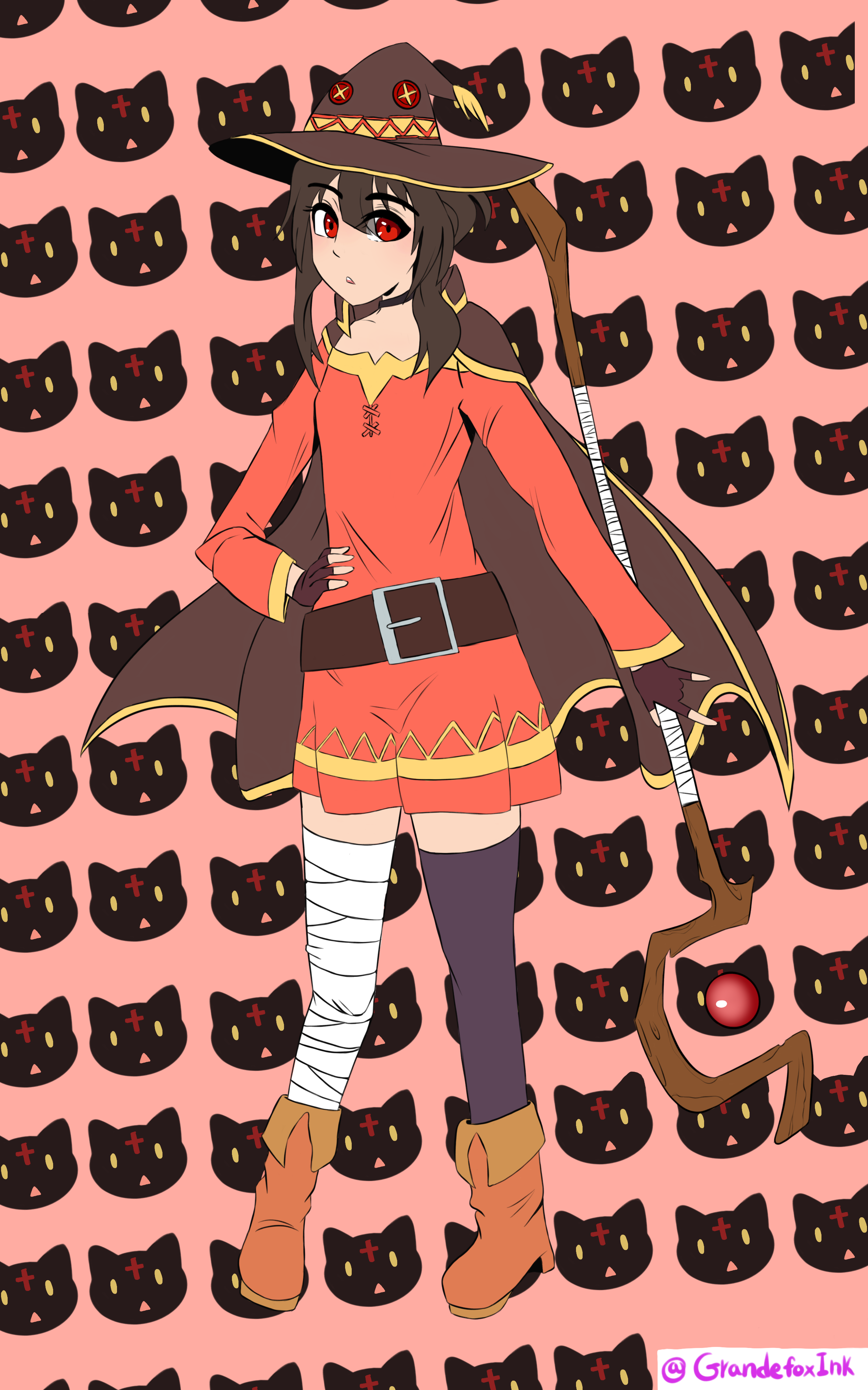 Froot Megumin Megumin fan art by Grandefox on DeviantArt