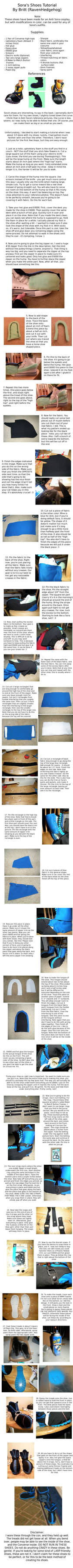 Sora's Shoes Tutorial by makeshiftwings30