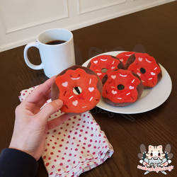 Valentine's Day Chocolate Donut Ditto
