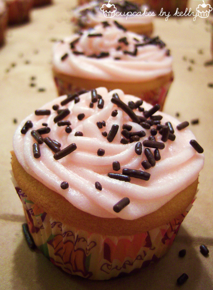 Pink Peppermint Cupcakes