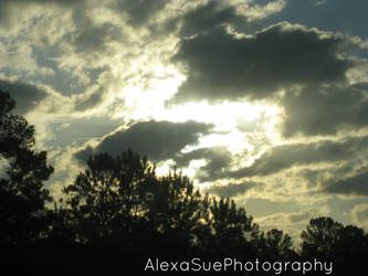 Angel Behind the clouds