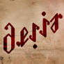 Ambigram Desire