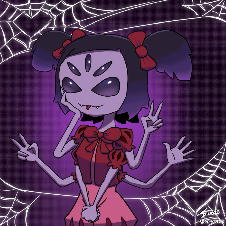 Cute miss Muffet by Spinoz0 on DeviantArt