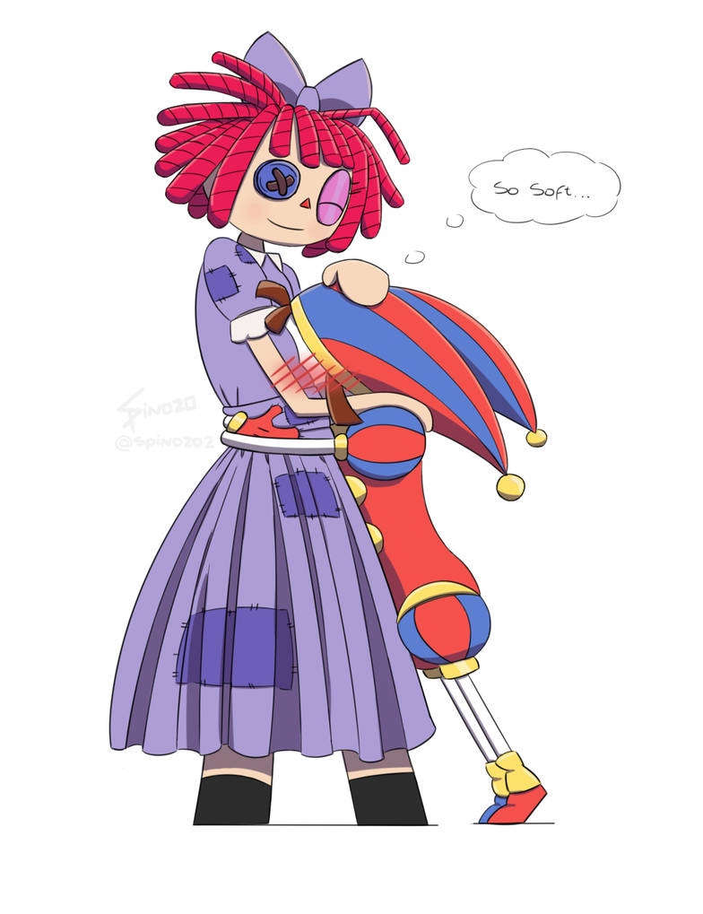 Ragatha and Pomni by Spinoz0 on DeviantArt