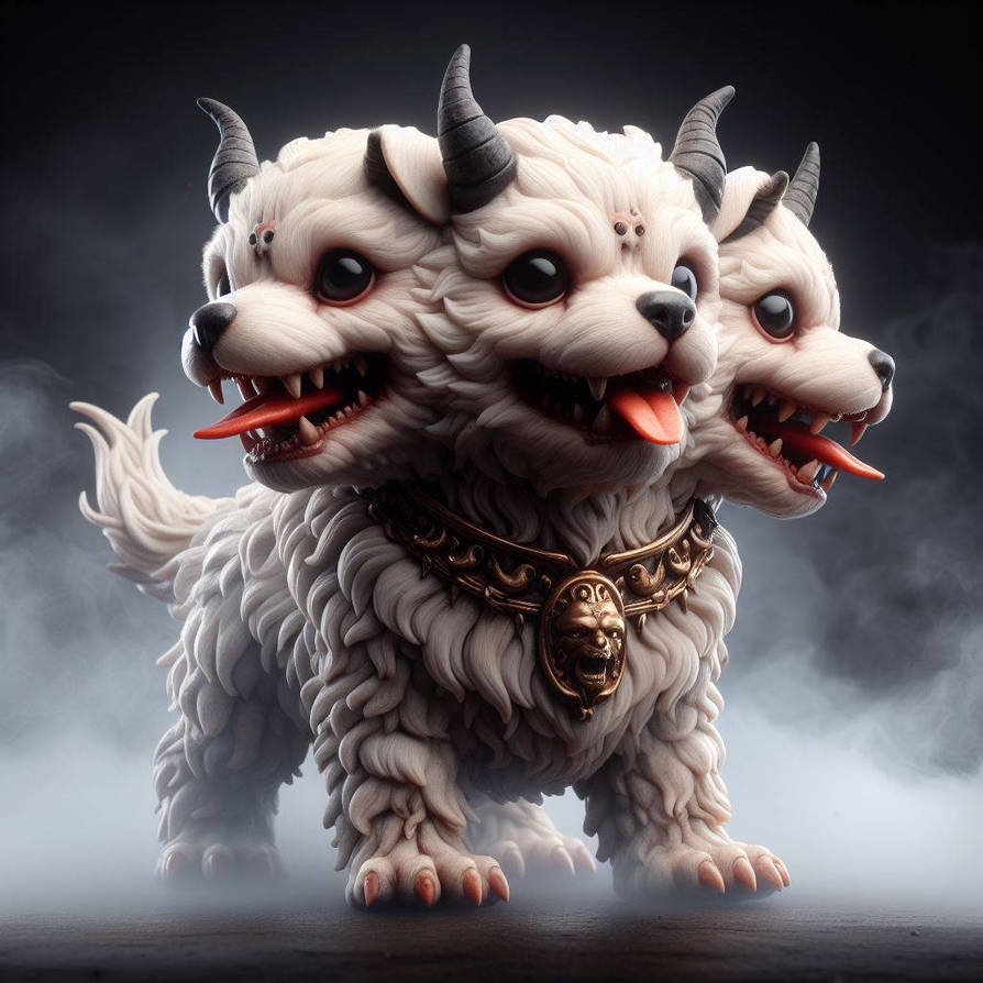 Mini Monsters 24 - Cerebus by Dremora13 on DeviantArt