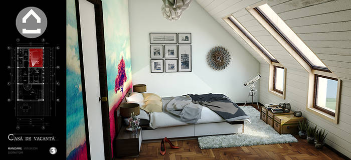 House near Bucharest - Master Bedroom Interior 2