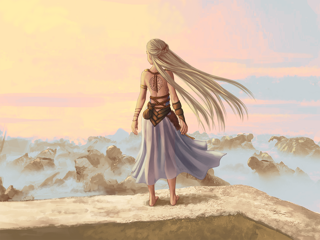 God of War - Sigyn by ninaneco on DeviantArt