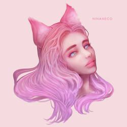 Pink Wolf Girl