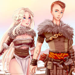 Atreus and Sigyn (OC) - Companion