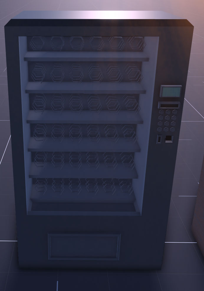 Low-Poly, Vending Machine. by TotallyNatural on DeviantArt