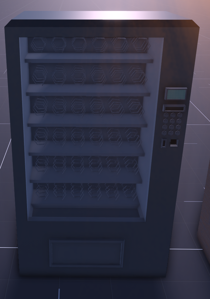 Low-Poly, Vending Machine. by TotallyNatural on DeviantArt