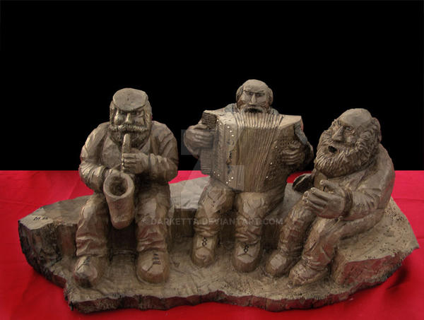 the three musicians