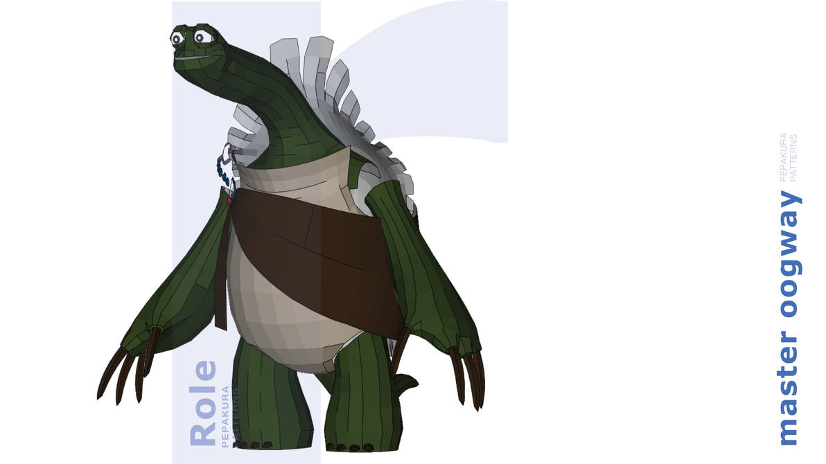 Master Oogway Cosplay Pepakura Template by Einkindler on DeviantArt Master Oogway Cosplay Pepakura Template by Einkindler on DeviantArt