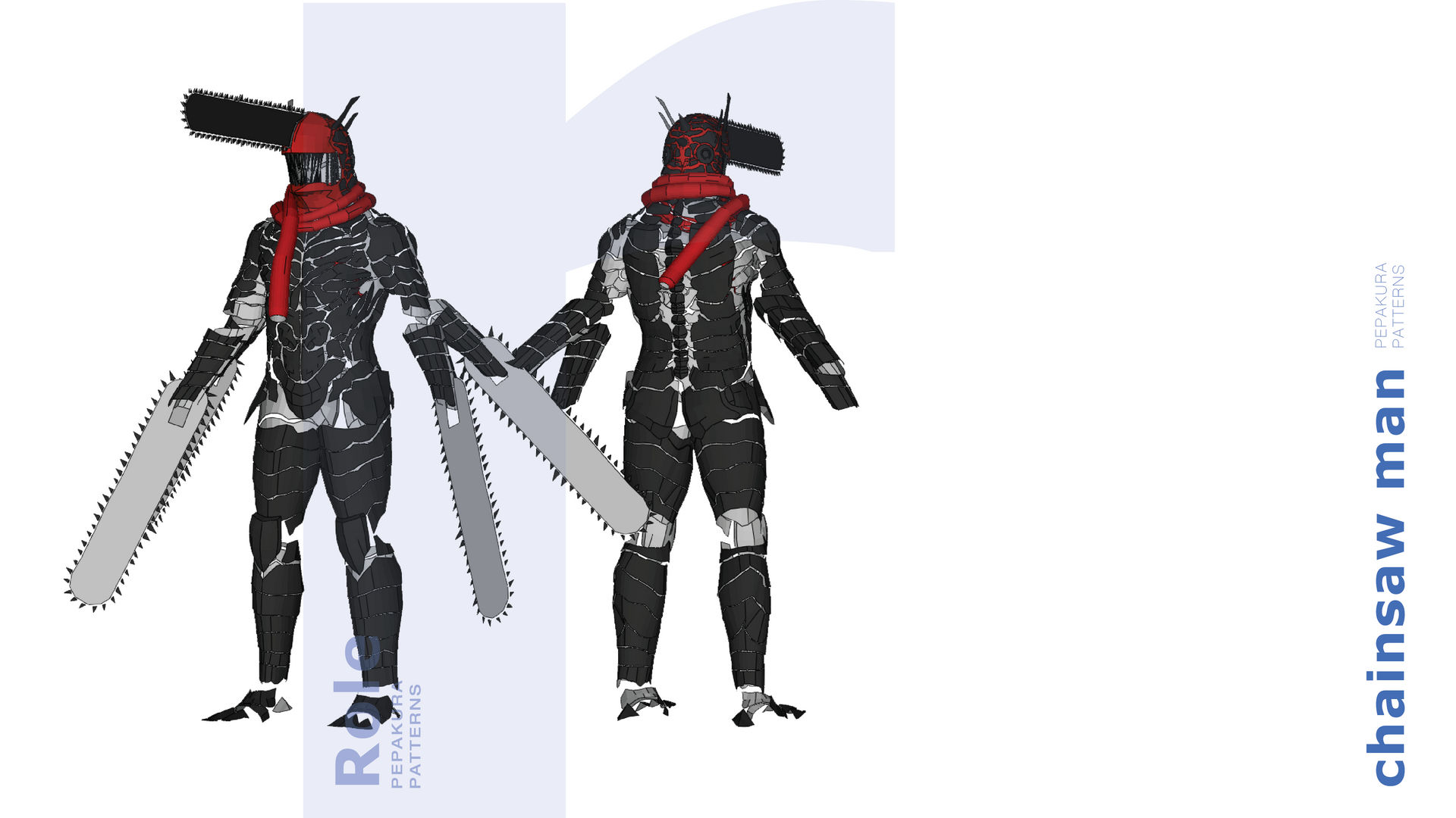 Chainsaw Man Cosplay Pepakura Template By Einkindler On DeviantArt chainsaw-man-cosplay-pepakura-template-by-einkindler-on-deviantart