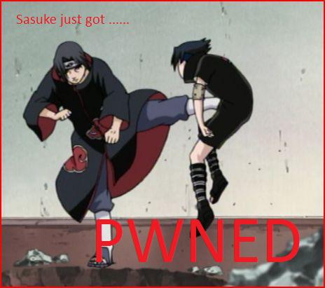 Itachi pwns Sasuke.