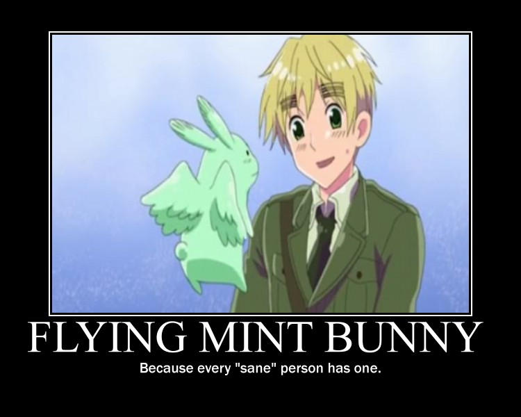 Flying Mint Bunny by EmoChild67 on DeviantArt