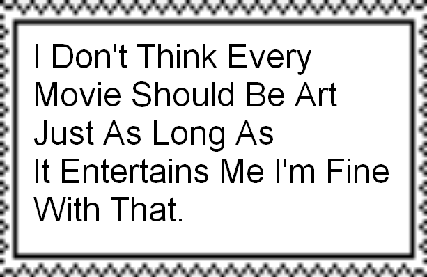 I Don't Think Every Movie Should Be Art Stamp