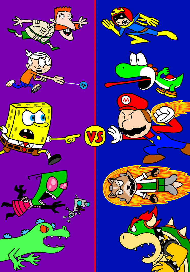 (Request) Nick All-Star Brawl vs Super Smash Bros. by SharkiBee on ...