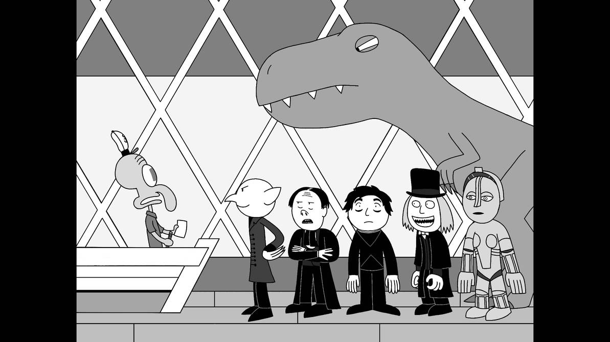Ordering at the Krusty Krab by SharkiBee on DeviantArt