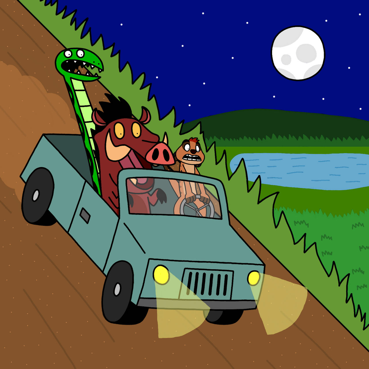 Timon and Pumbaa's Virtual Safari (ft. PetetheBoa) by SharkiBee on ...