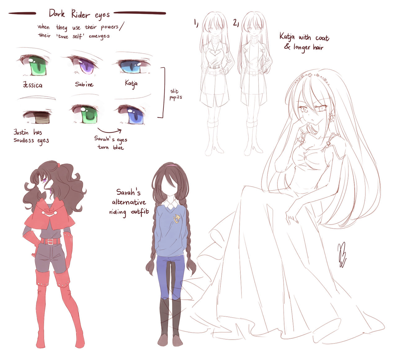 StarShine Legacy/SSO - Dark Riders extra sketches by SaiSat on DeviantArt