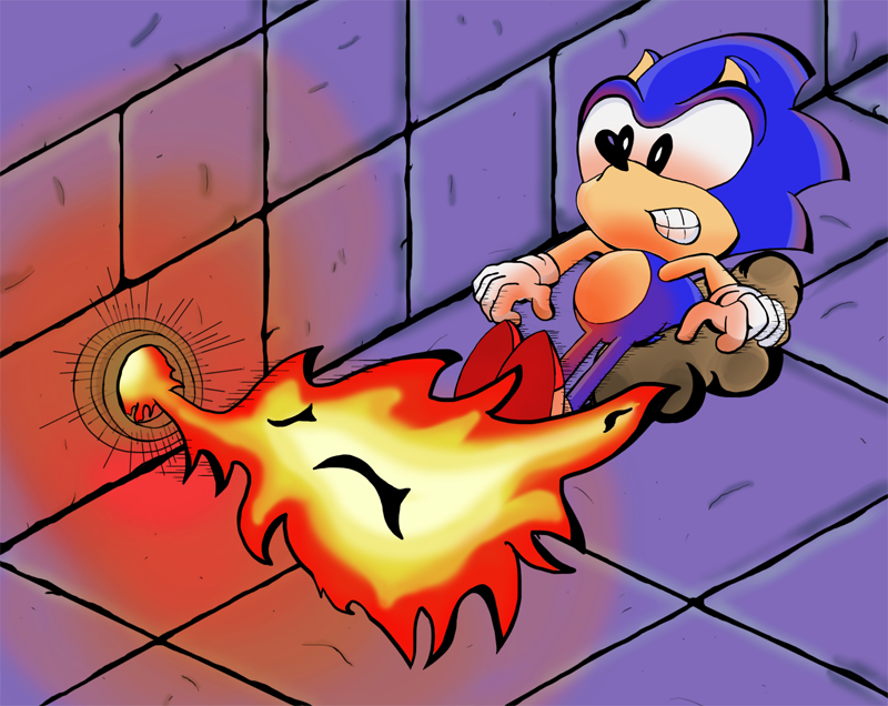 Sonic Marble Zone FIREEE