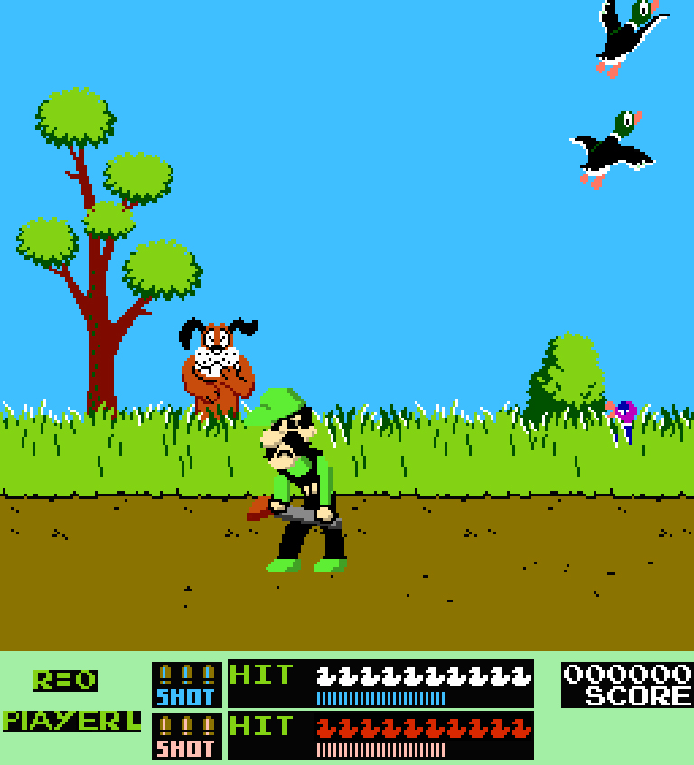 Luigi Duck Hunt