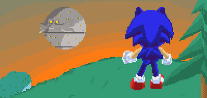 Pixel Sonic Death Egg