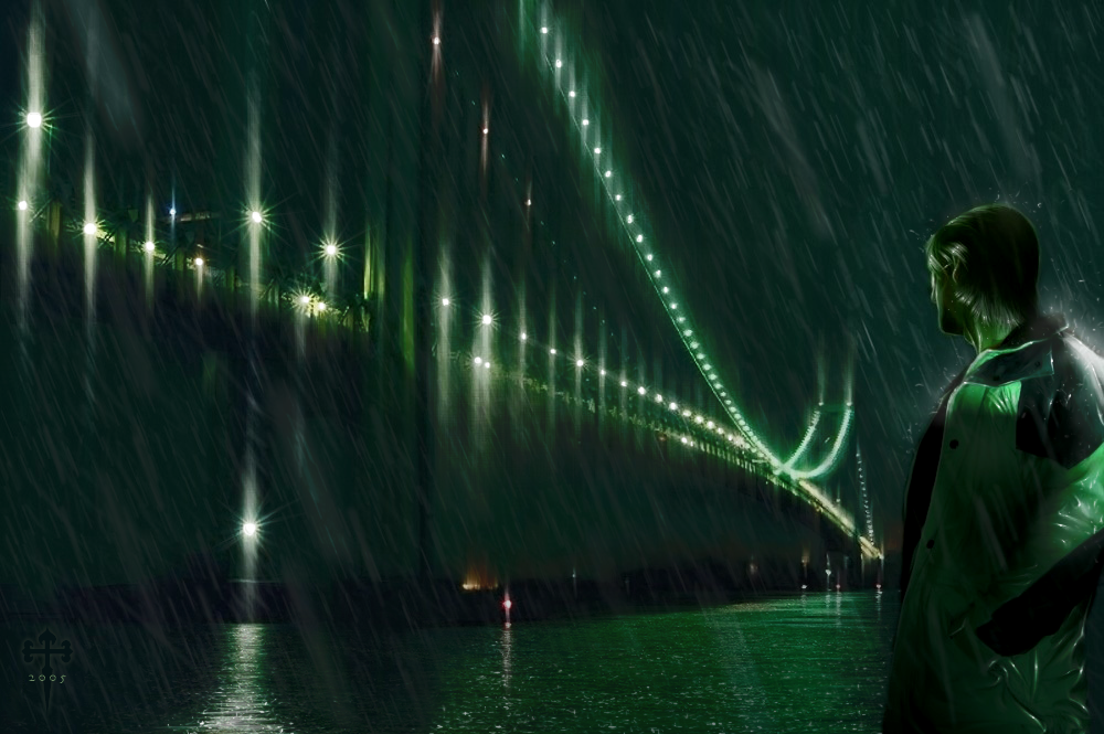 : hal at the verazzano bridge :