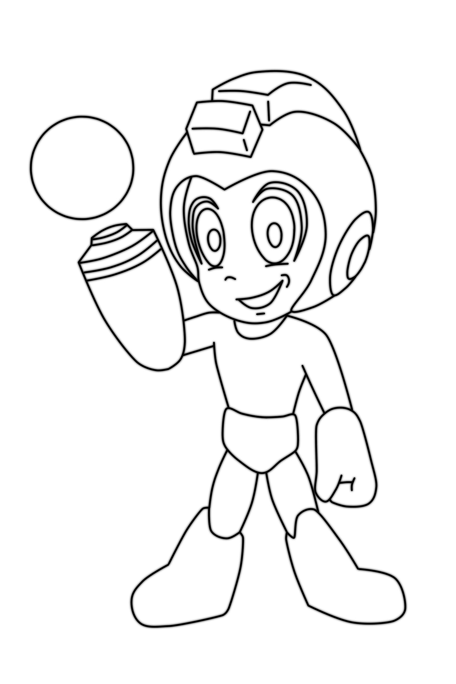 line : Megaman Chibi 2014