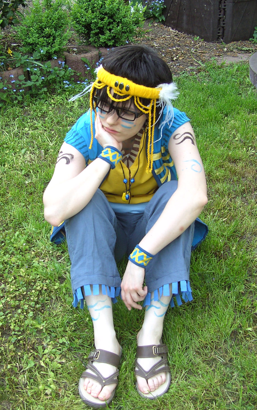 homestuck - Tribalstuck John cosplay 04