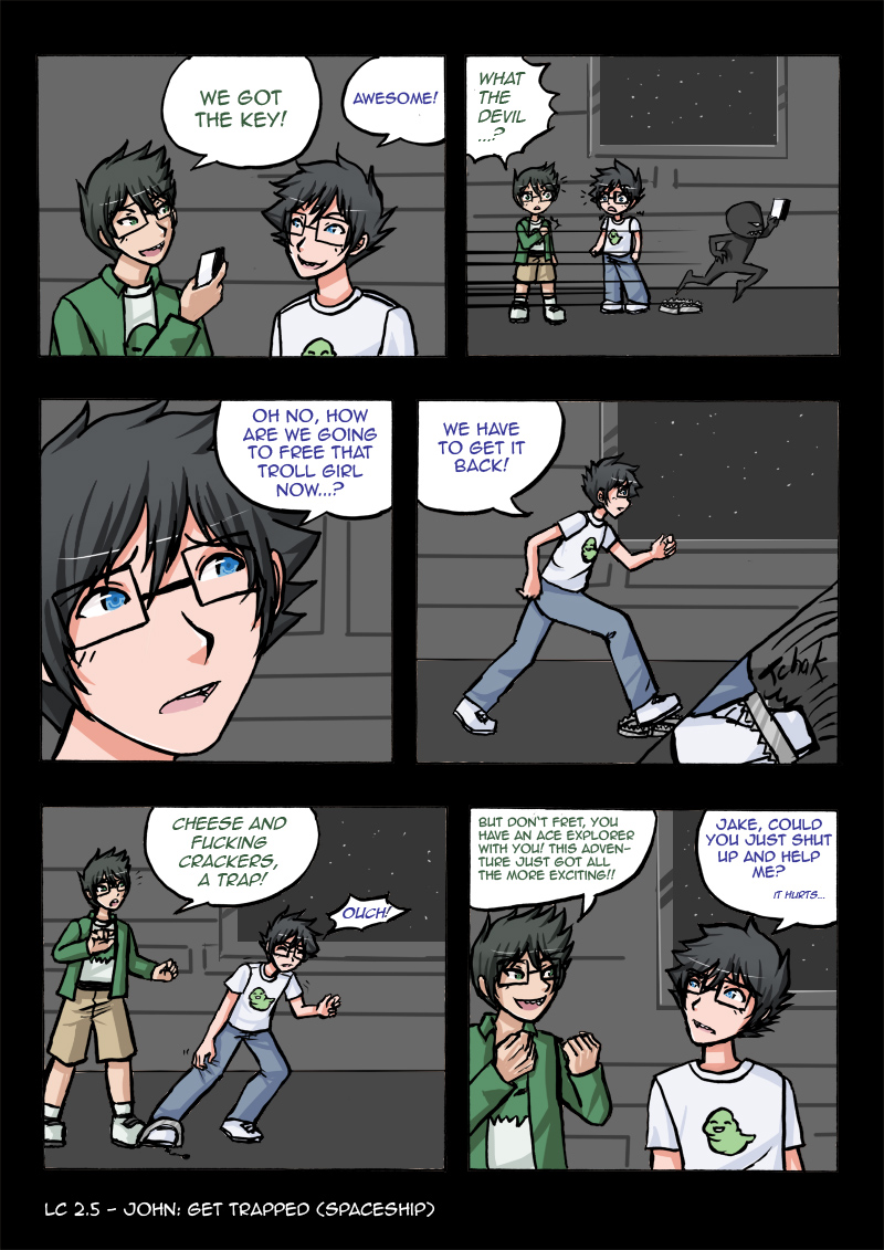 HS LC - minicomic john: get trapped