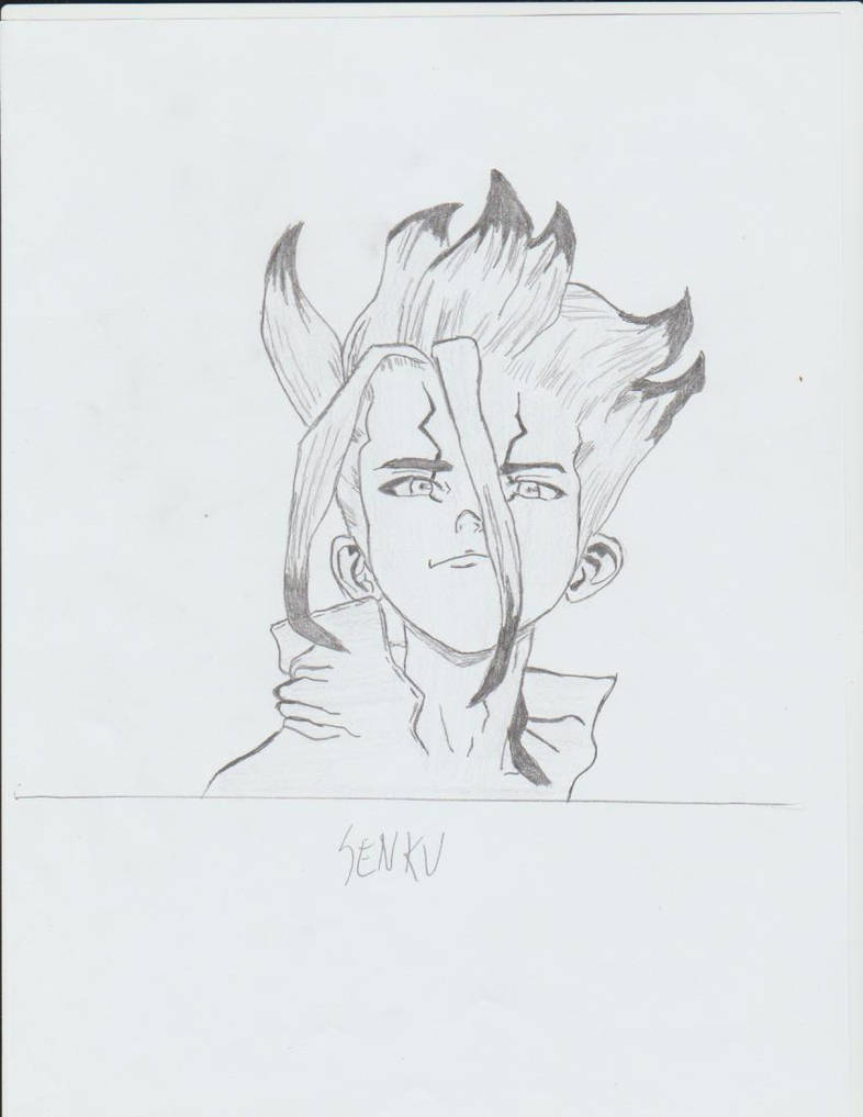 Senku by zyluxVII on DeviantArt