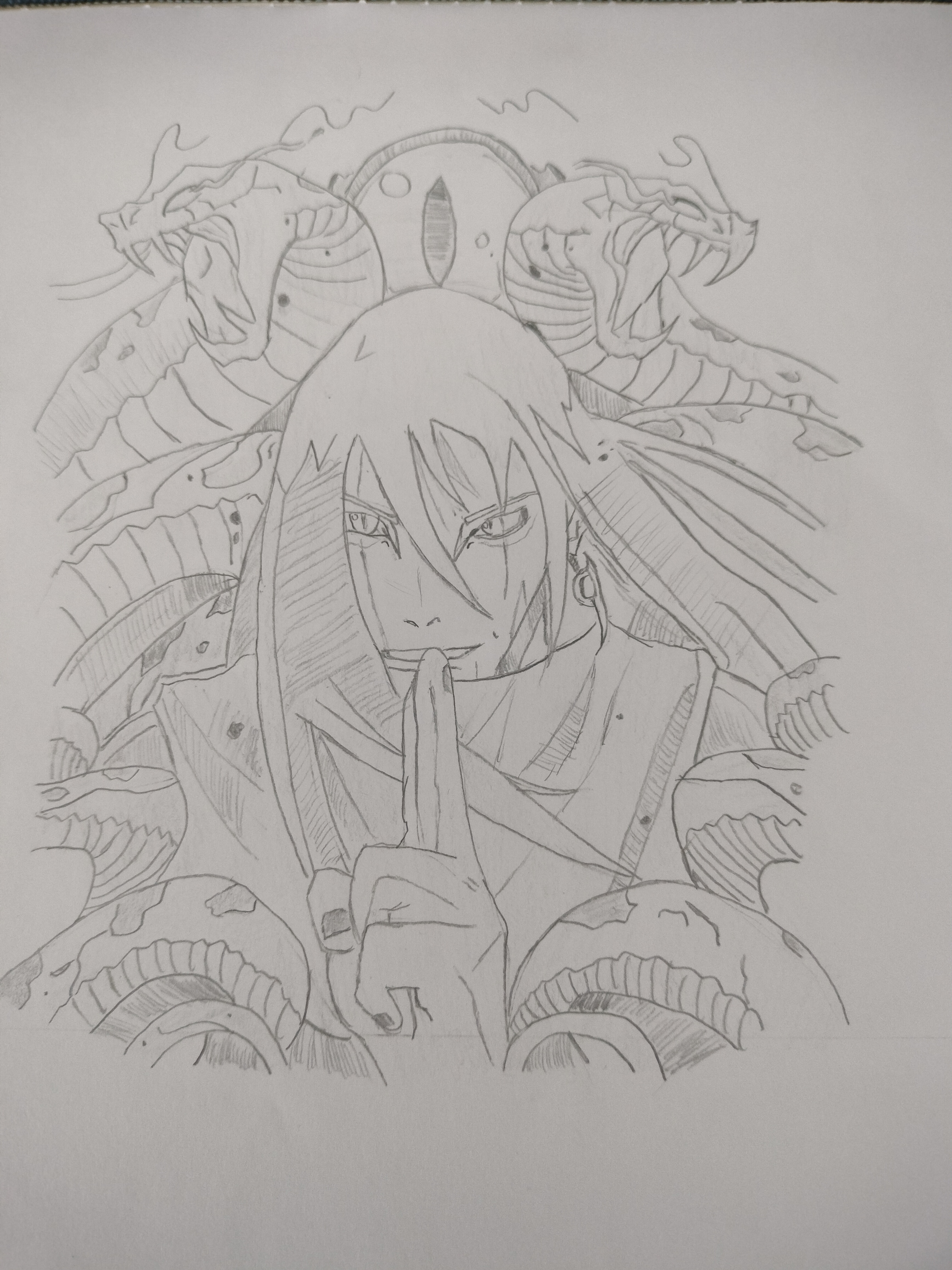 Pencil Drawing Naruto Kakashi by AnjaF11 on DeviantArt