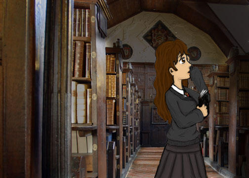 Hermione In The Library