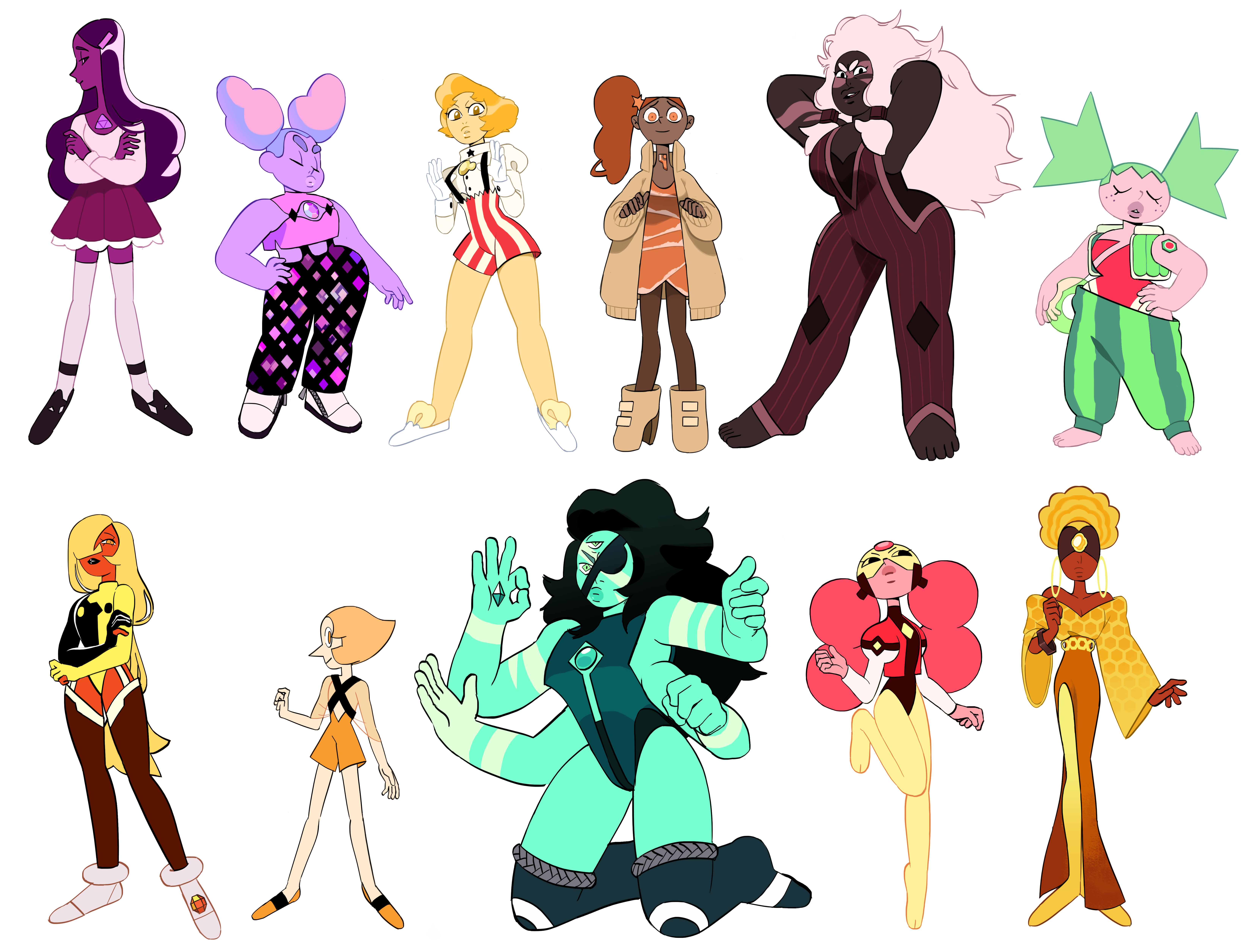 Food-Themed Gemsona Adopts - NYOP($17-$30) CLOSED