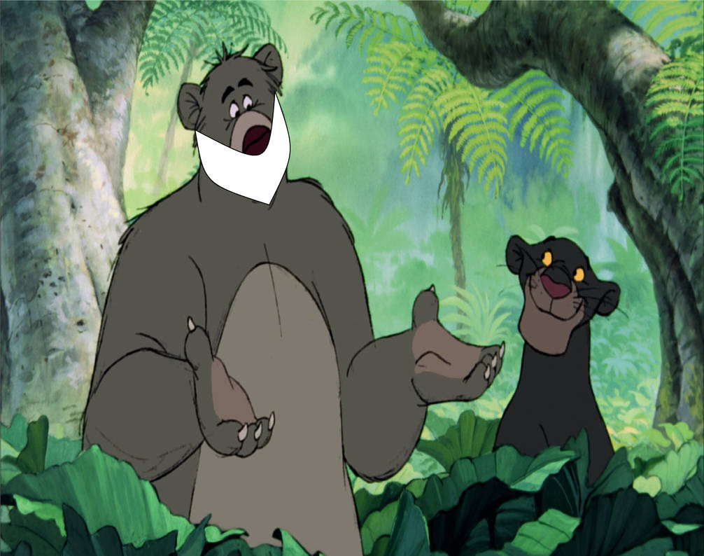 Baloo Rajah Baloo about to get back at Bagheera by Dan-The-Gorilla-94 on DeviantArt