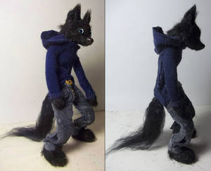 Anthro Wolf Stop Motion Puppet