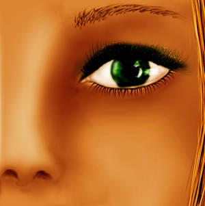 Green Eye -PS Doodle-