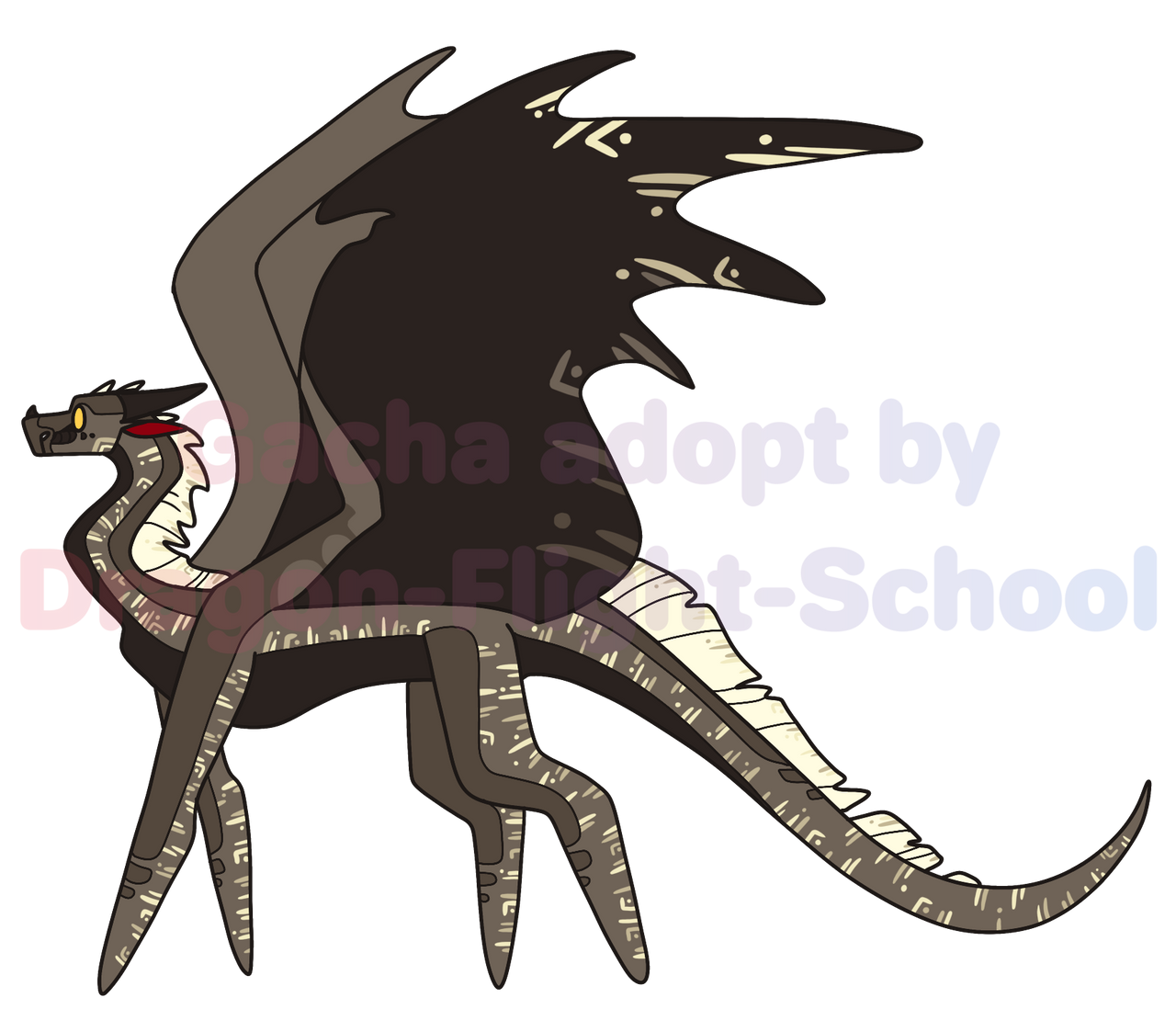 Hybrid 16 (Sand/Night) gacha adopt by DragonFlightSchool on DeviantArt