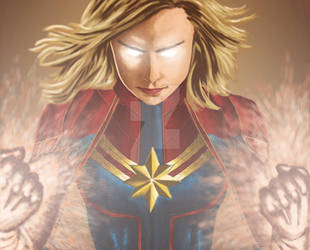 Captain Marvel by Junior-Rodrigues