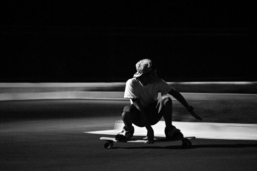 Night Skateboarding