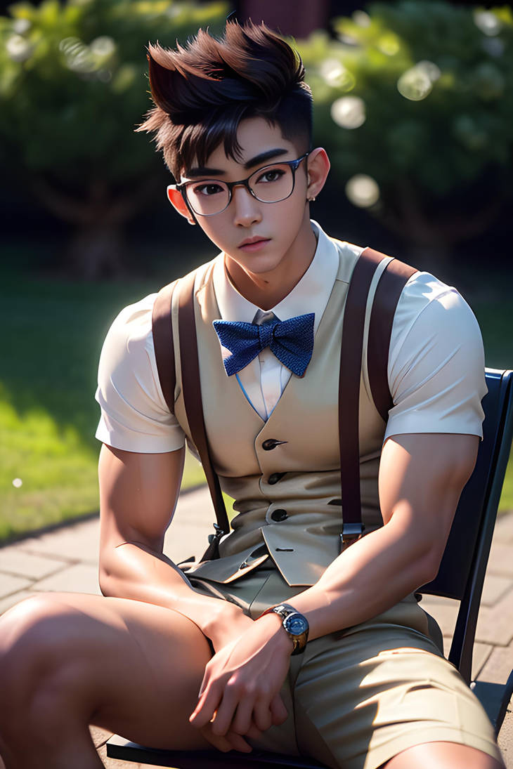 BJ the Kpop Singer Models Flower Boy Fashion 2 by AdonisIOArt on DeviantArt