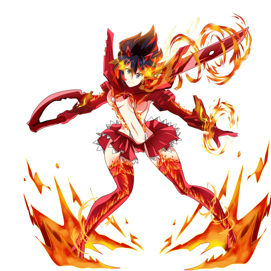 Comm 2019 : Ryuko Matoi Senketsu Nensho (Burning) by Avaloki on DeviantArt