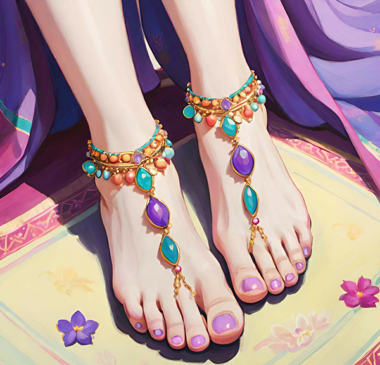 Twilight Sparkle's Jeweled Feet by LiliHoof on DeviantArt